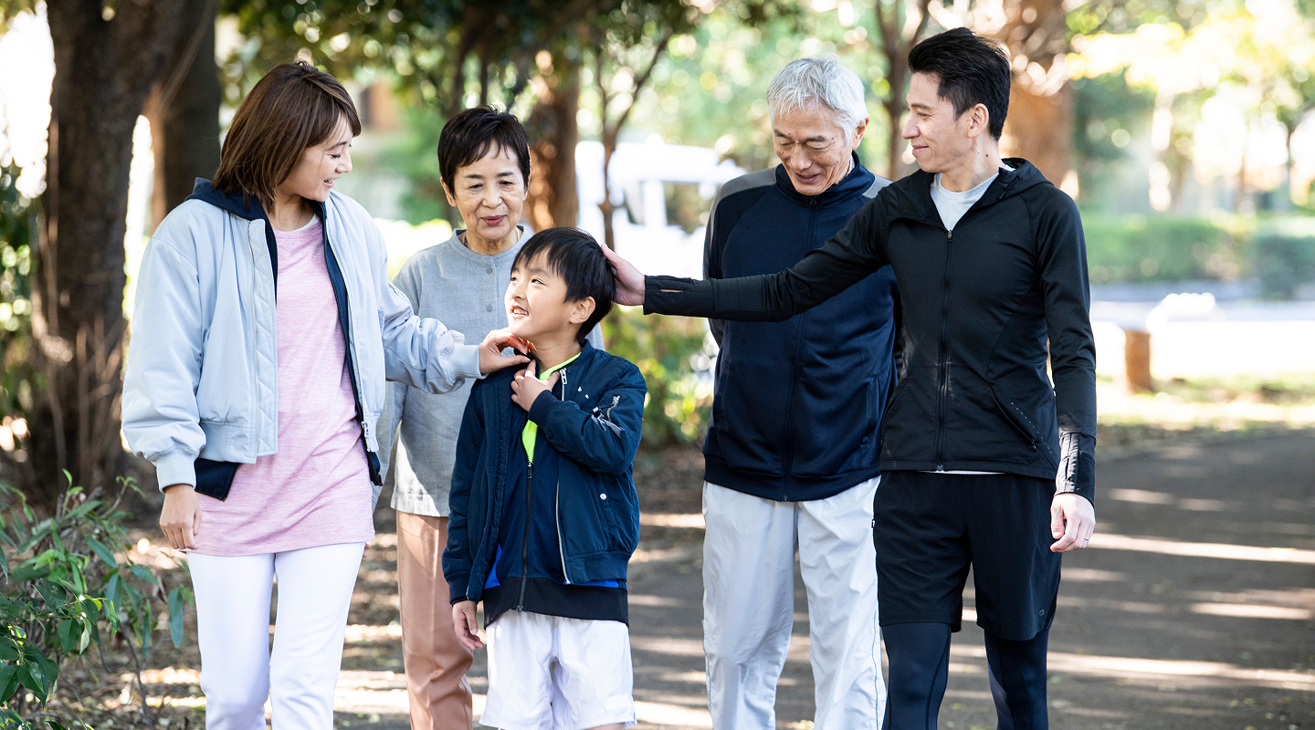 「いつまでも元気に歩きたい」動ける体で日々を豊かに。
